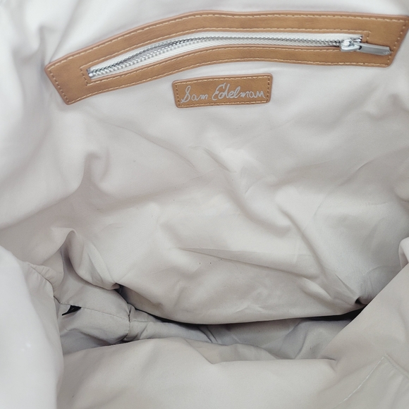 Sam Edelman Tote Bag Thea Sequin Beaded Fabric Large Boho Beach Bohemian Peasant - Picture 6 of 15